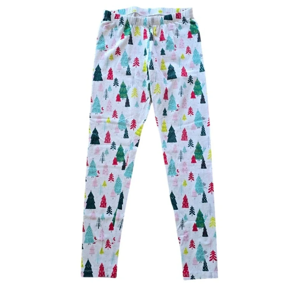 Justice Cat and Jack Leggings Kids 14 XL‎ Multi Holiday Christmas Tree Reindeer